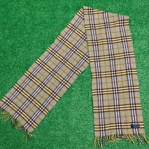 Burberry Plaid Scarf Lambswool